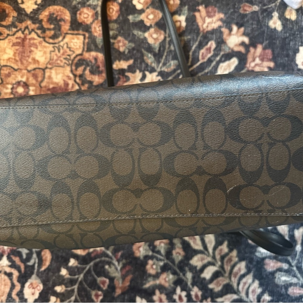 Coach Mollie Brown Signature Tote Bag - Picture 11 of 12